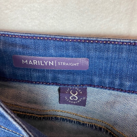 NYDJ Marilyn Stretch Medium Wash Straight Leg Jean - Picture 5 of 8